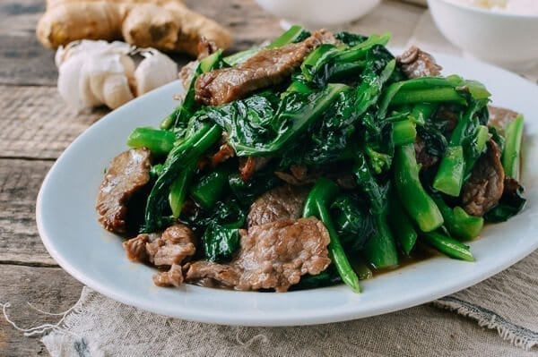 Beef with Chinese Broccoli, by thewoksoflife.com