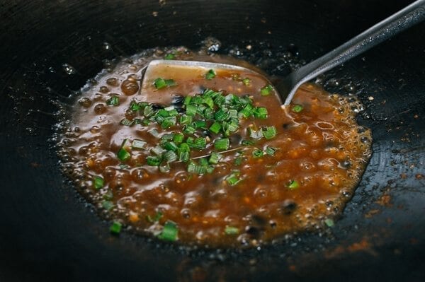 Chinese Stuffed Peppers, by thewoksoflife.com
