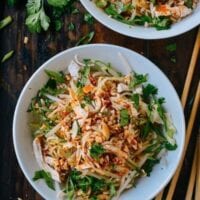 Cold Noodles with Shredded Chicken, by thewoksoflife.com