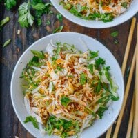 Cold Noodles with Shredded Chicken recipe
