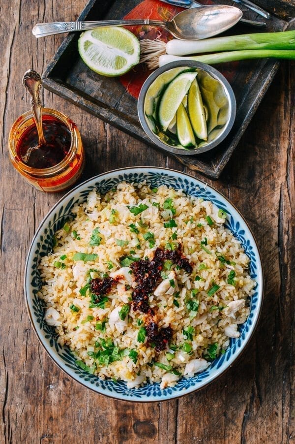 Crab Fried Rice, by thewoksoflife.com