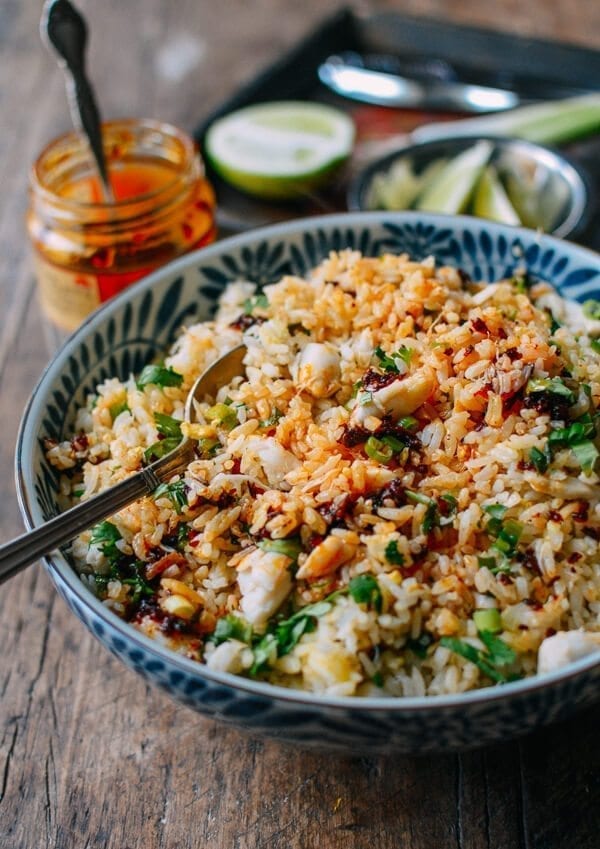 Crab Fried Rice, by thewoksoflife.com