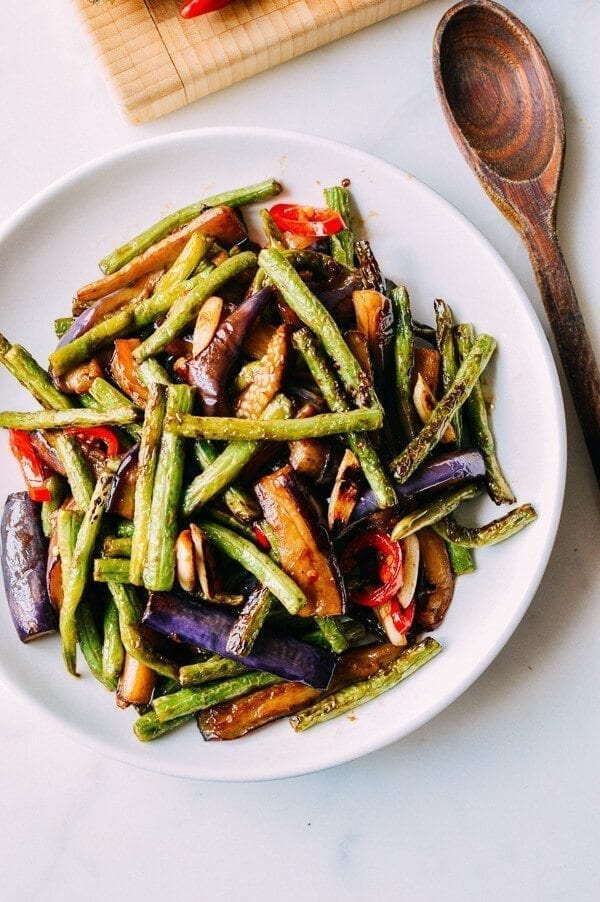 Eggplant String Bean Stir-fry