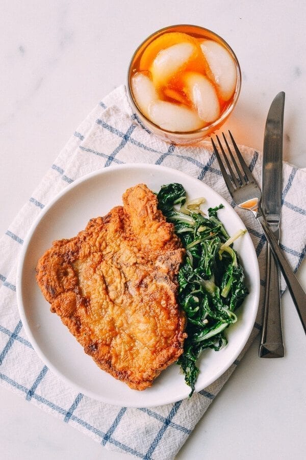 Fried Pork Chops, by thewoksoflife.com