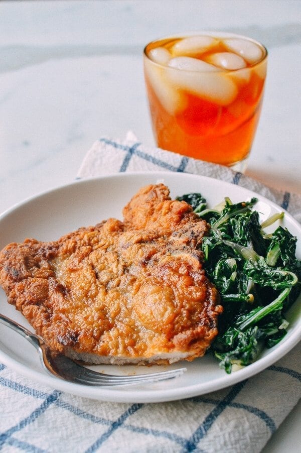 Fried Pork Chops, by thewoksoflife.com