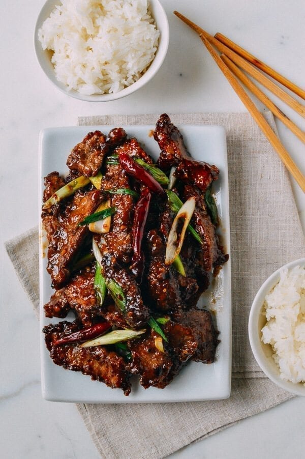 Mongolian Beef, by thewoksoflife.com
