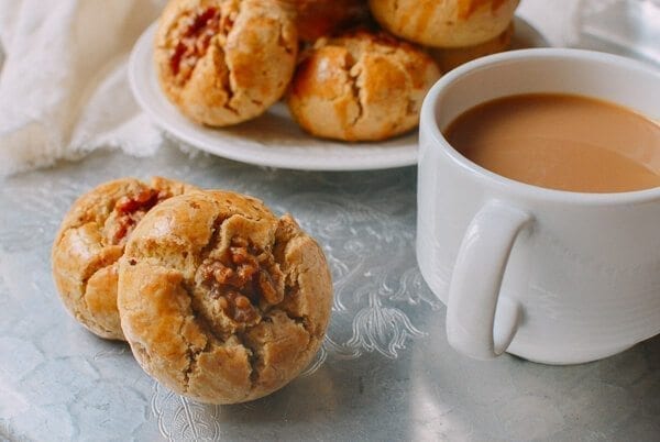 Chinese Walnut Cookies, by thewoksoflife.com
