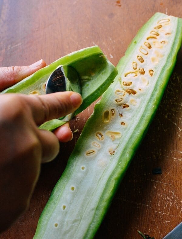 Beef with Bitter Melon, by thewoksoflife.com