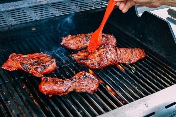 BBQ Char Siu on the Grill, by thewoksoflife.com