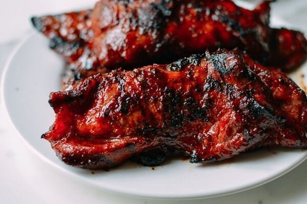 BBQ Char Siu on the Grill, by thewoksoflife.com