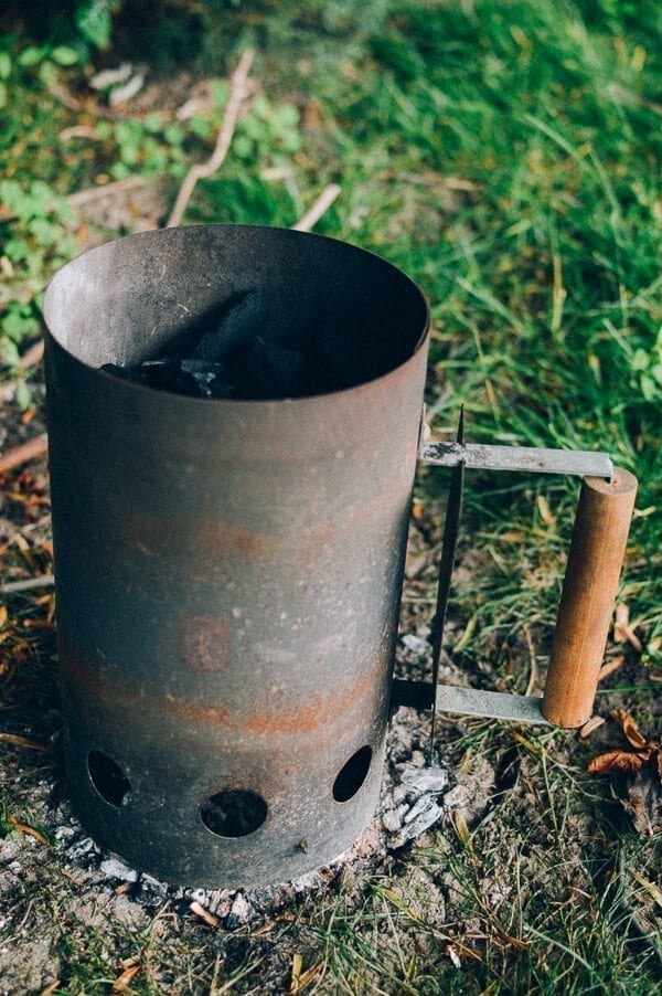 chimney starter for charcoal grill