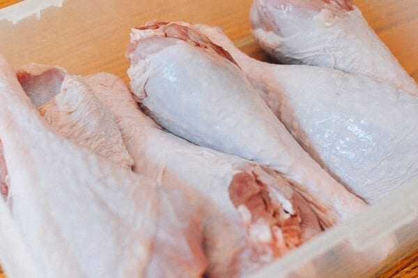 Smoked Turkey Legs, by thewoksoflife.com