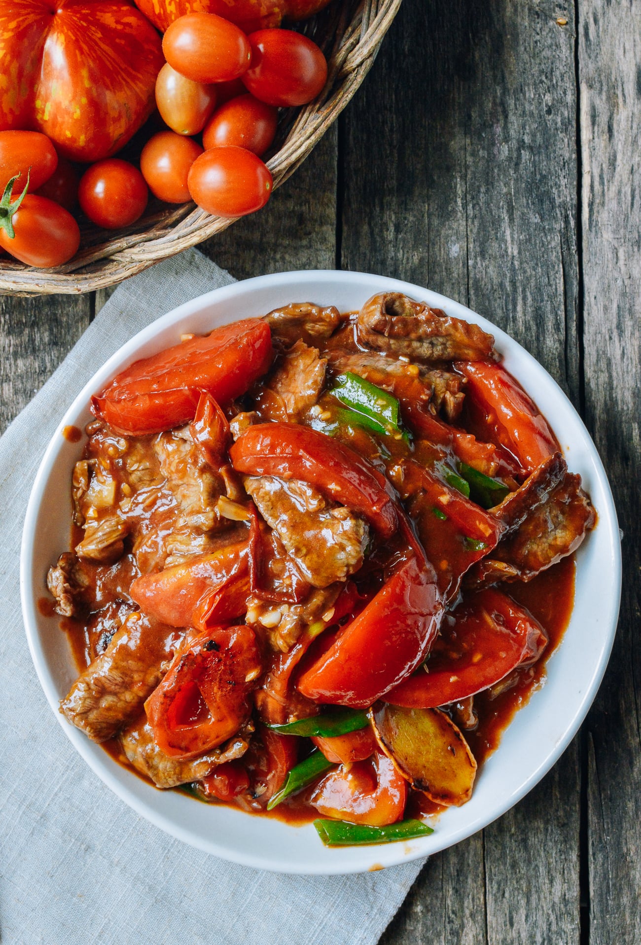 Cantonese Beef Tomato Stir-fry