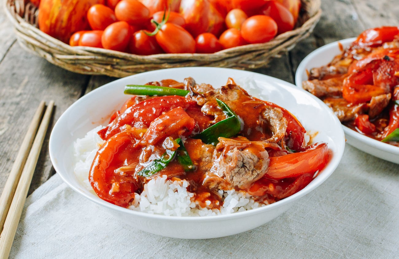 Beef Tomato Stir-fry Chinese recipe