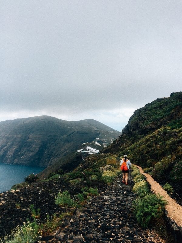 Santorini hike