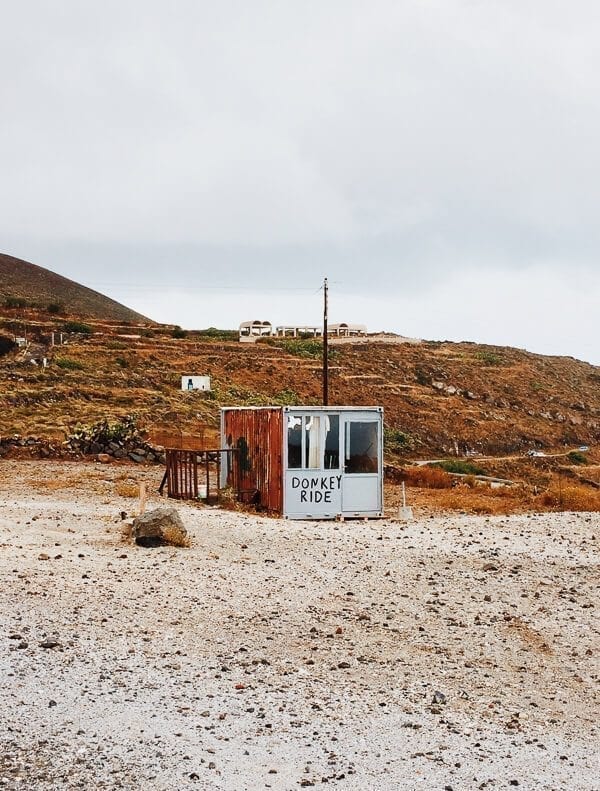 santorini donkey rides