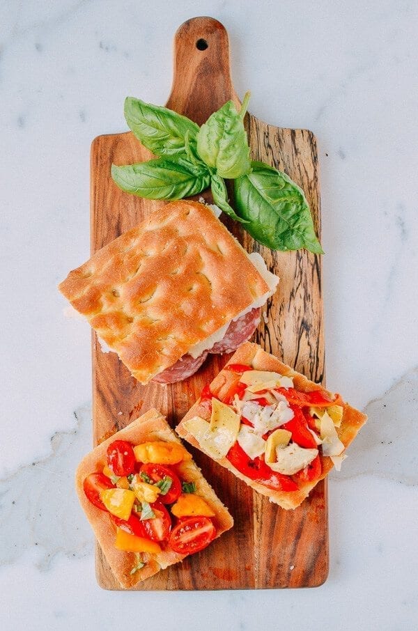 Focaccia, Three Ways, by thewoksoflife.com