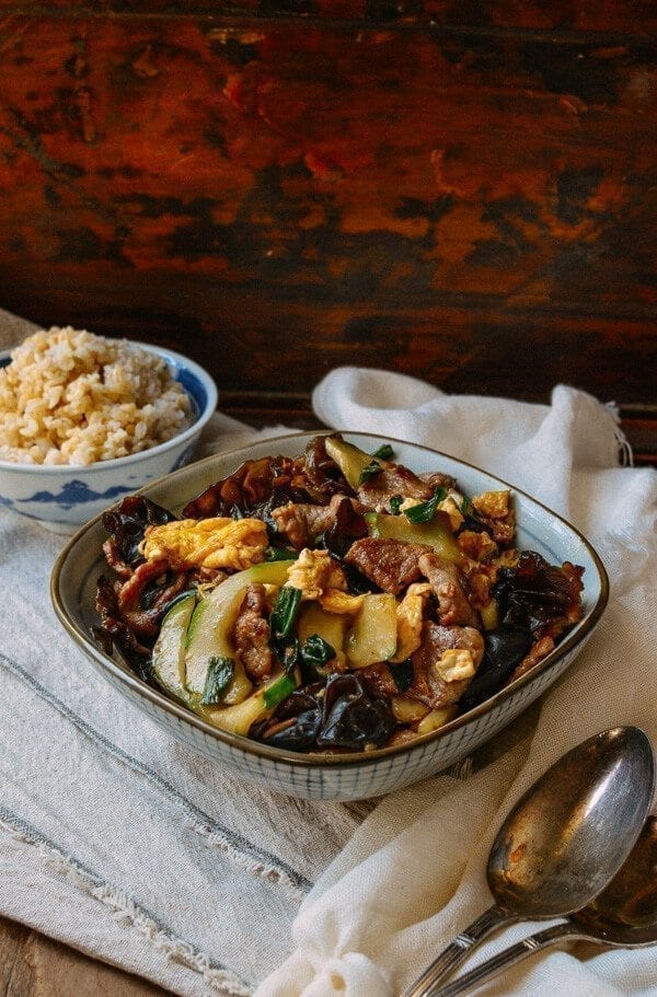 Moo Shu Pork - The authentic Chinese Recipe, by thewoksoflife.com