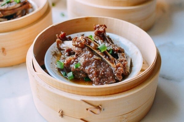 Dim Sum Beef Short Ribs with Black Pepper, by thewoksoflife.com