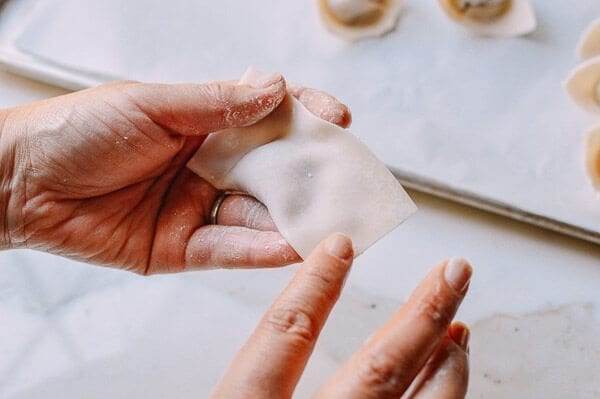 Fried Wontons, by thewoksoflife.com