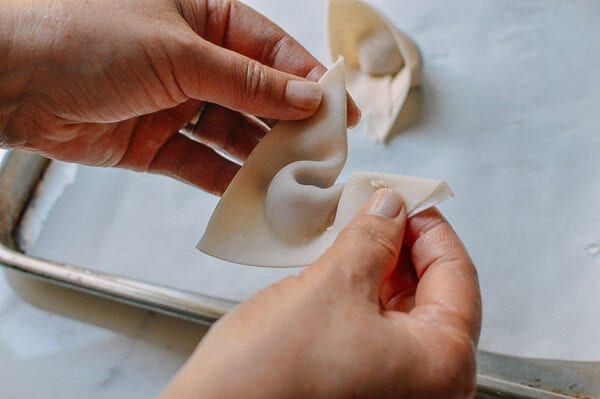 Fried Wontons, by thewoksoflife.com