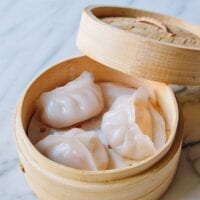 Har Gow dim sum shrimp dumplings, by thewoksoflife.com