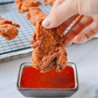 Korean fried chicken nuggets