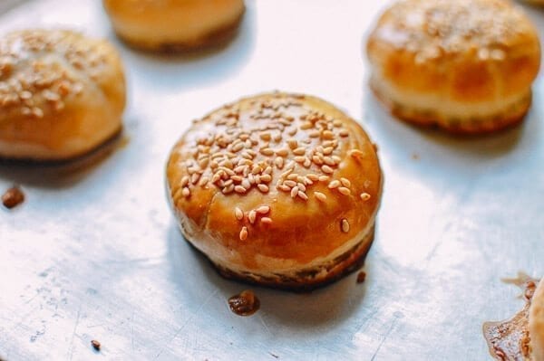 Savory mooncakes, by thewoksoflife.com