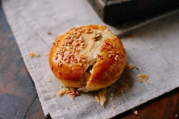 Savory mooncakes, by thewoksoflife.com