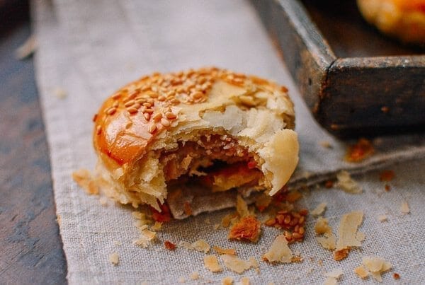 Savory mooncakes, by thewoksoflife.com
