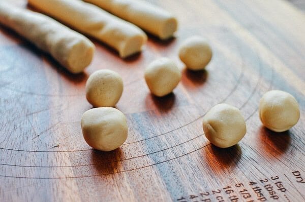 Savory mooncakes, by thewoksoflife.com