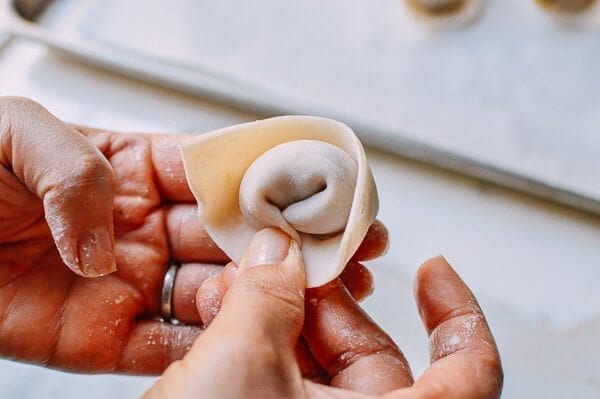 Sichuan Spicy Wontons, by thewoksoflife.com