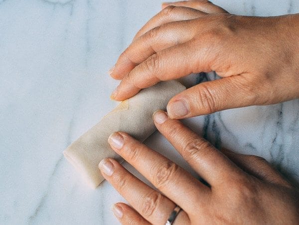 Homemade Spring Rolls, by thewoksoflife.com