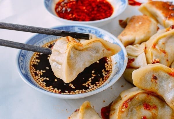 Vegetable Dumplings, by thewoksoflife.com