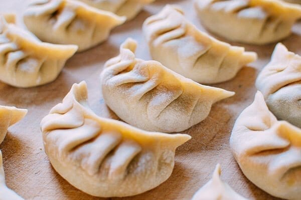 Vegetable Dumplings, by thewoksoflife.com