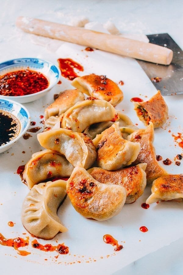 Vegetable Dumplings, by thewoksoflife.com