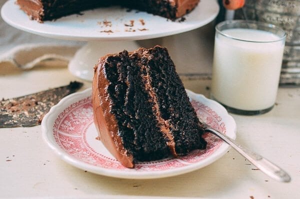 Our Favorite Chocolate Cake Recipe, by thewoksoflife.com