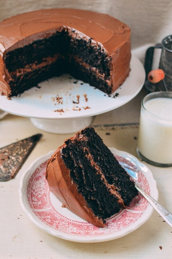 Our Favorite Chocolate Cake Recipe, by thewoksoflife.com