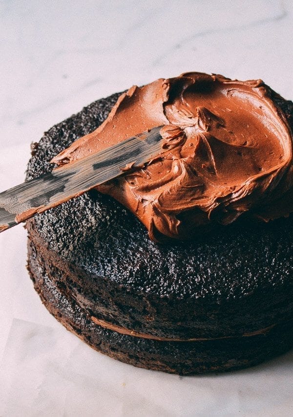 Our Favorite Chocolate Cake Recipe, by thewoksoflife.com