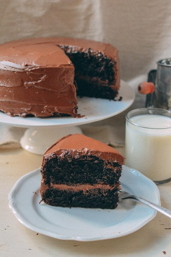 Our Favorite Chocolate Cake Recipe, by thewoksoflife.com