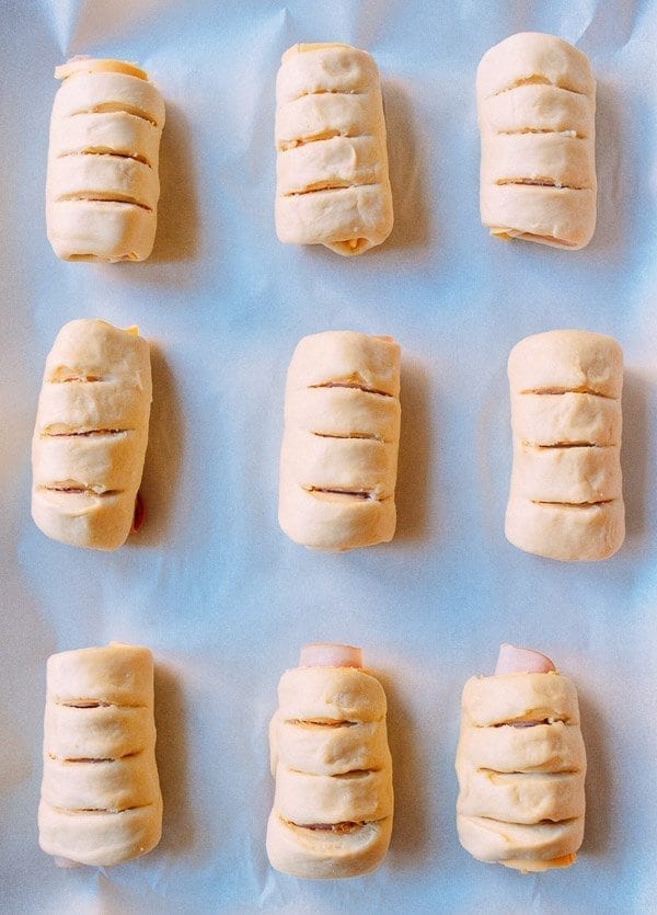 Ham and Cheese Buns, A Chinese Bakery Treat, by thewoksoflife.com