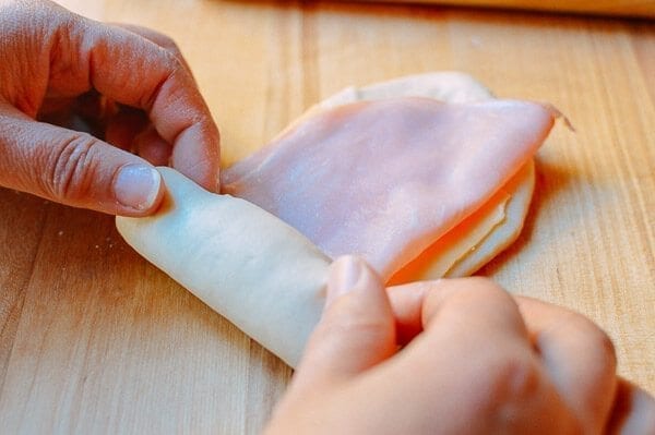 Ham and Cheese Buns, A Chinese Bakery Treat, by thewoksoflife.com