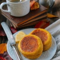 Pumpkin English Muffins, by thewoksoflife.com