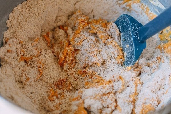 Glazed Pumpkin Scones, by thewoksoflife.com