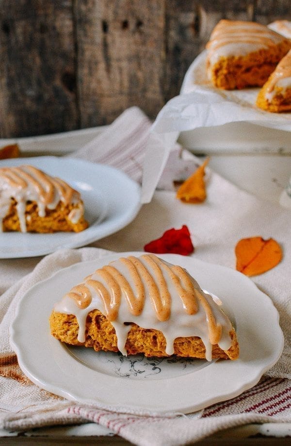 Glazed Pumpkin Scones
