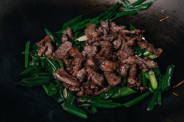 Scallion Beef Stir-fry, by thewoksoflife.com