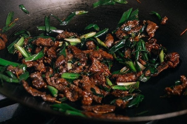 Scallion Beef Stir-fry, by thewoksoflife.com