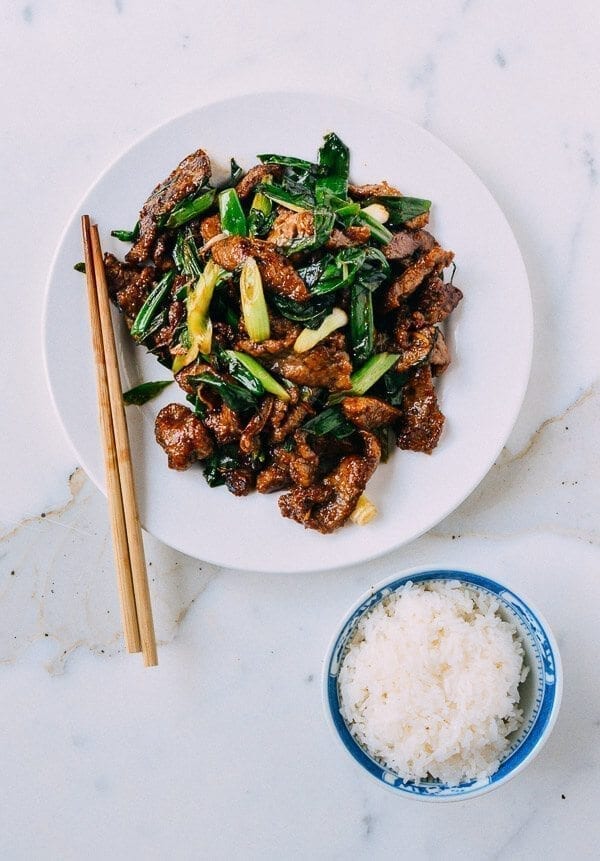 Scallion Beef Stir-fry, by thewoksoflife.com