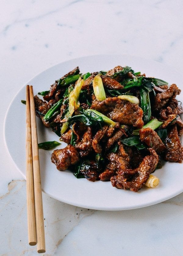 Scallion Beef Stir-fry, by thewoksoflife.com