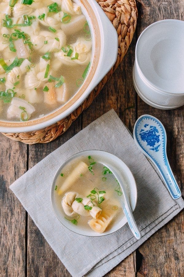 Yan Du Xian Shanghai Pork Soup w/ Bamboo & Tofu, by thewoksoflife.com